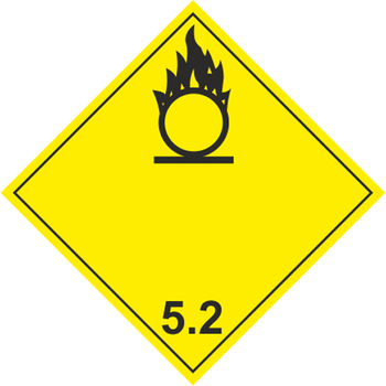 Окисляющие вещества - Маркировка опасных грузов, знаки опасности - Магазин охраны труда и техники безопасности stroiplakat.ru