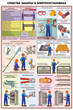 ПС29 Средства защиты в электроустановках (ламинированная бумага, А2, 3 листа) - Плакаты - Электробезопасность - Магазин охраны труда и техники безопасности stroiplakat.ru